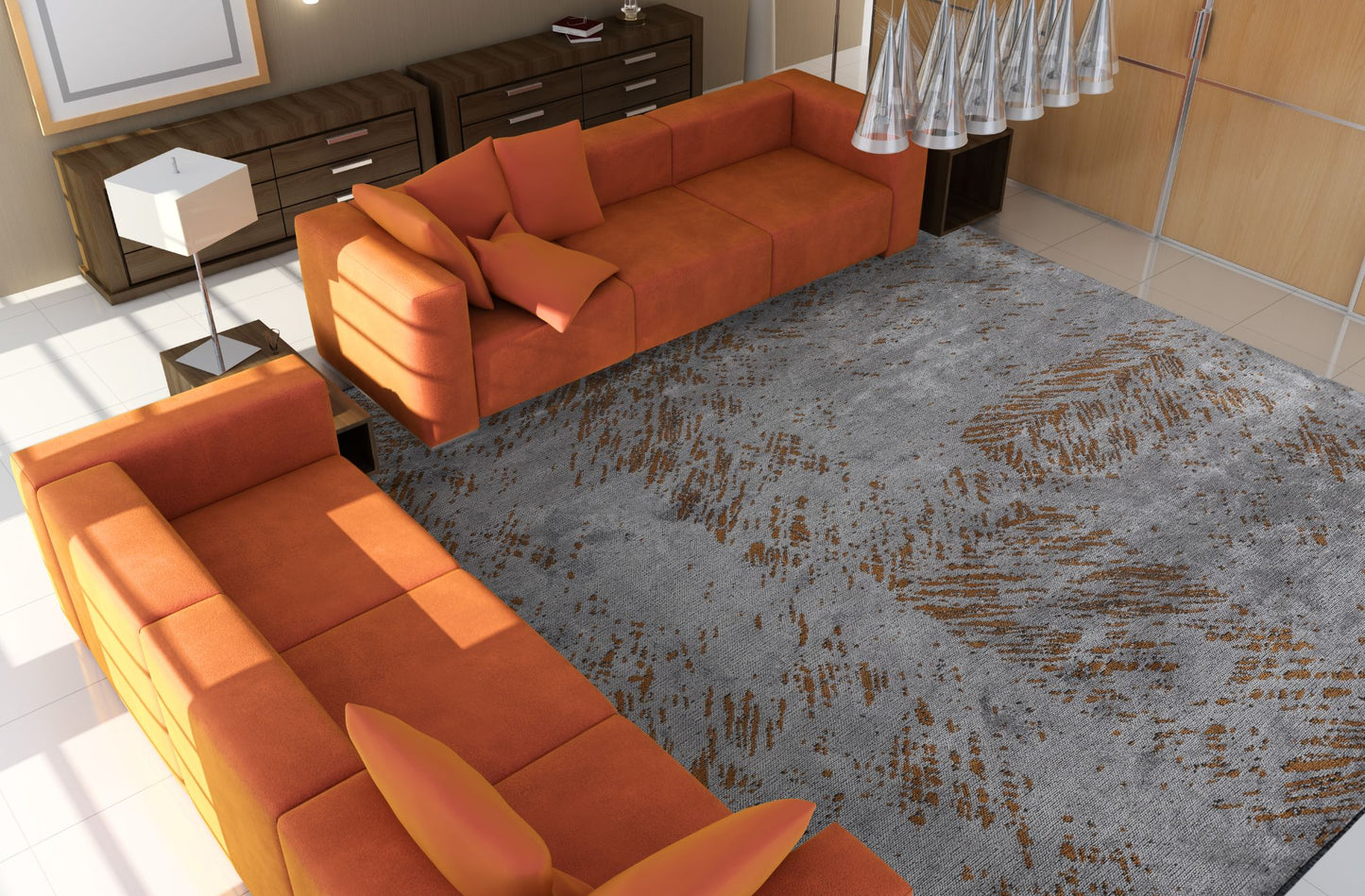 Rustic Light Grey - Terra Rug