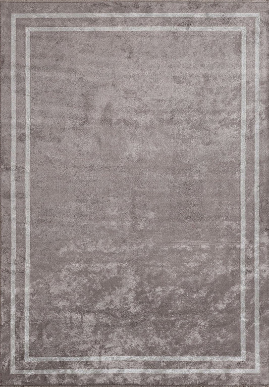Parallel Border Dark Grey - Light Grey Rug