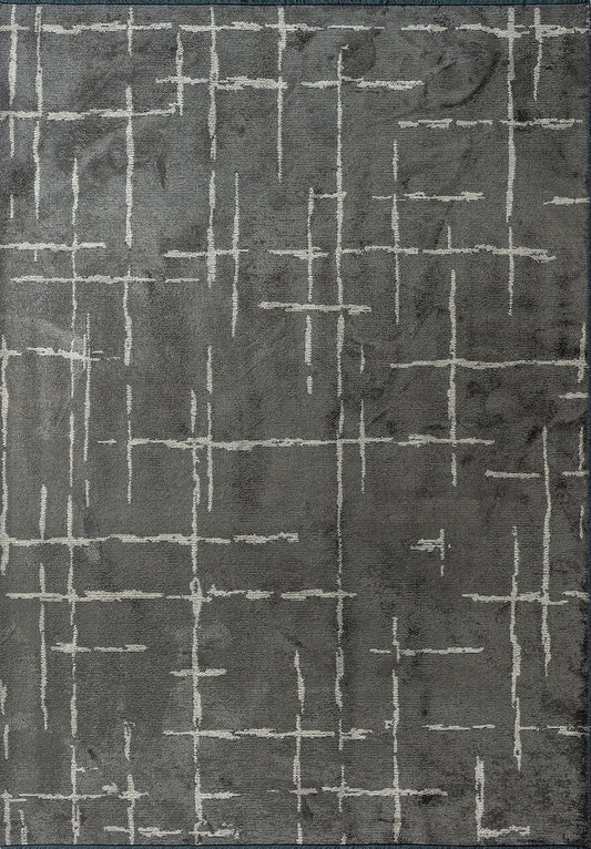 Mark Light Cream - Anthracite Rug