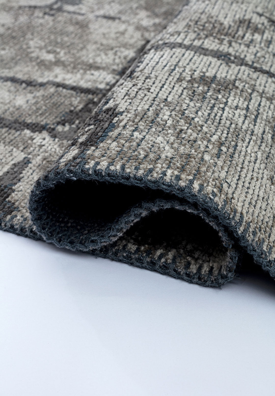 Mark Anthracite - Beige Rug