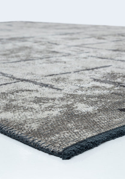 Mark Anthracite - Beige Rug