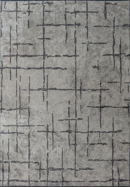 Mark Anthracite - Beige Rug