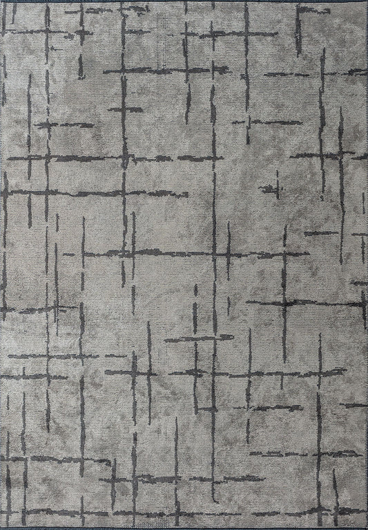Mark Anthracite - Beige Rug
