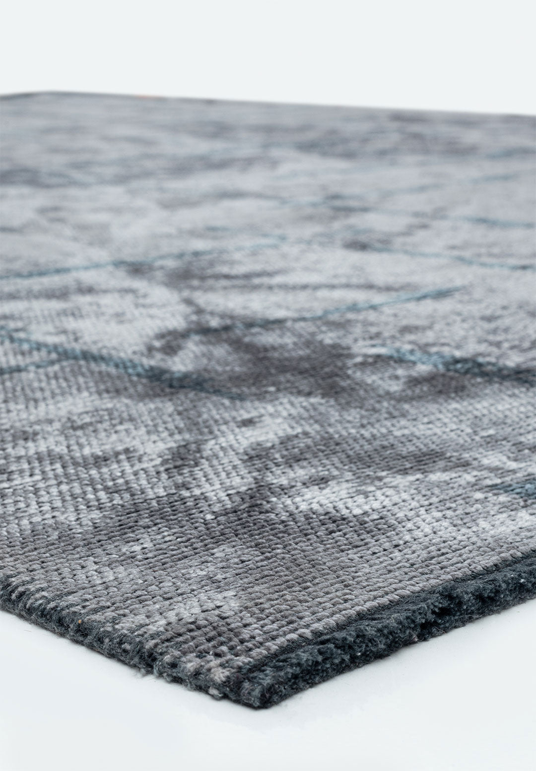 Mark Blue - Light Grey Rug