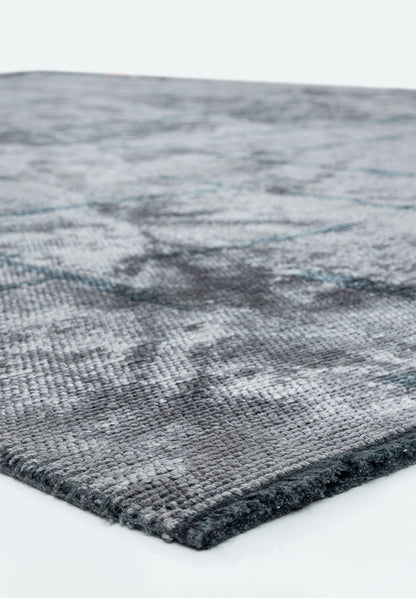 Mark Blue - Light Grey Rug