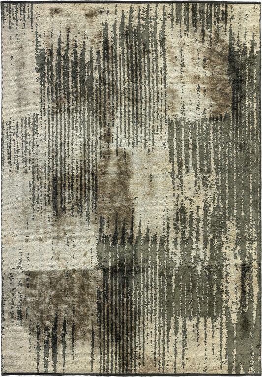 Claw Anthracite - Beige Rug