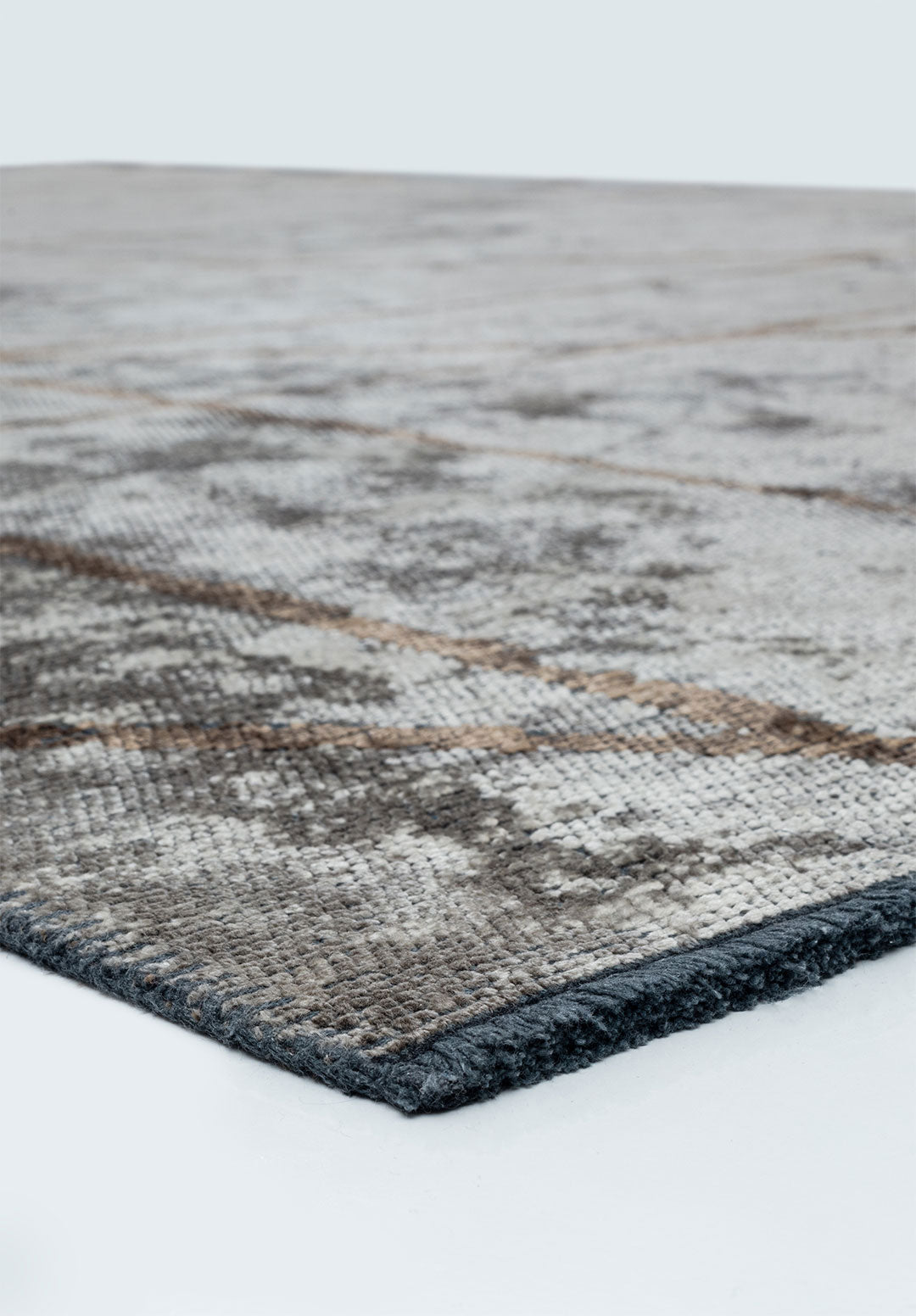 Grid Beige - Mink Rug