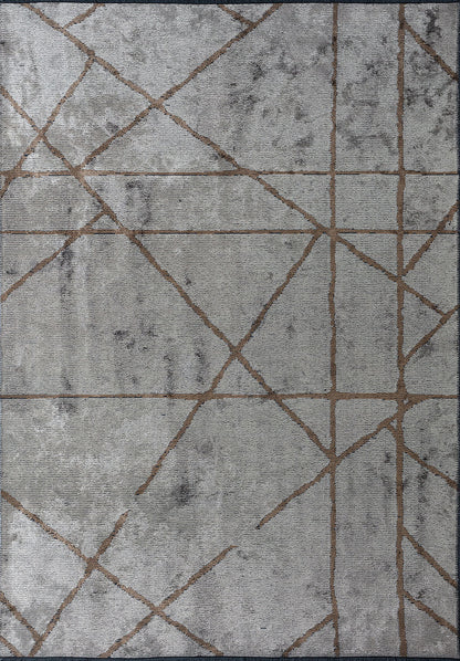 Grid Beige - Mink Rug