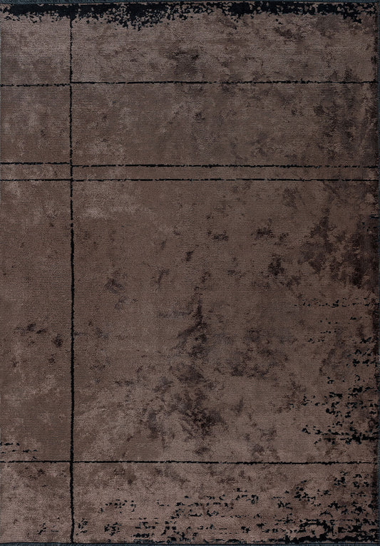 Barber Black - Dark Mink Rug