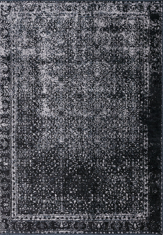 Heritage Black - Light Grey Rug