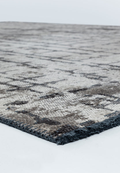 Axis Anthracite - Beige Rug