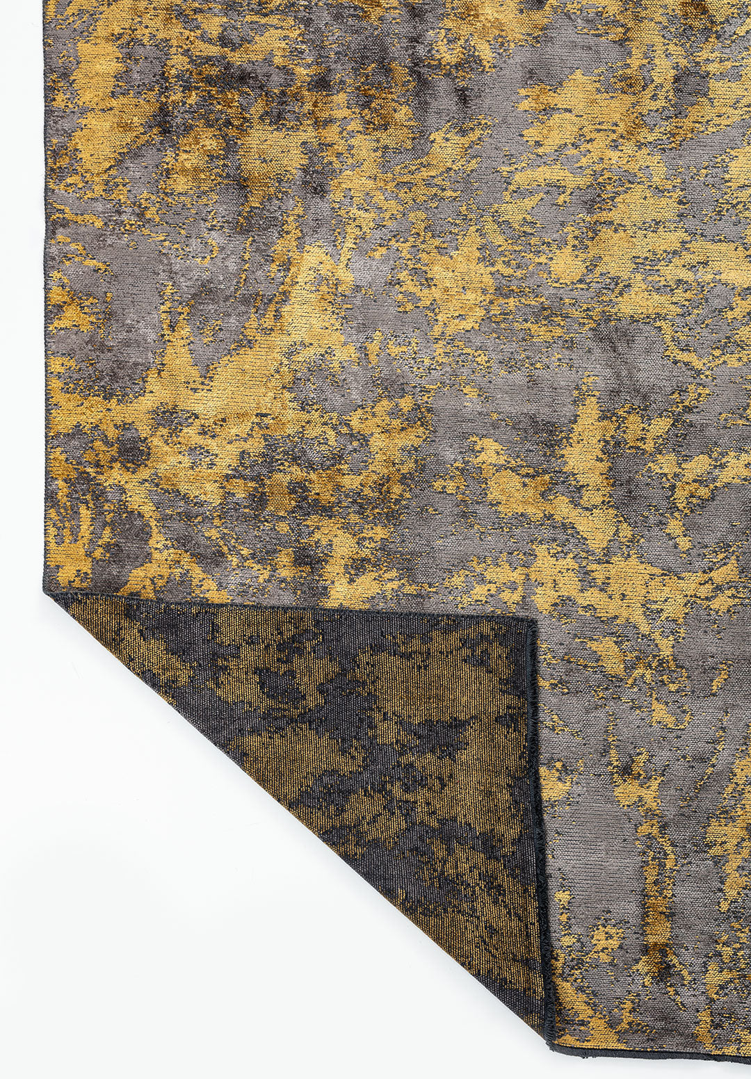 Marble Gold - Dark Grey Rug