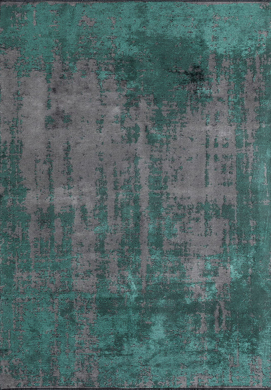 Horizon Dark Green - Grey Rug
