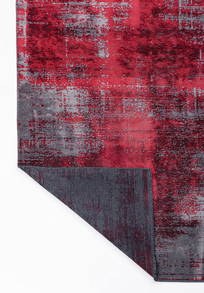 Surface Grey - Red Rug