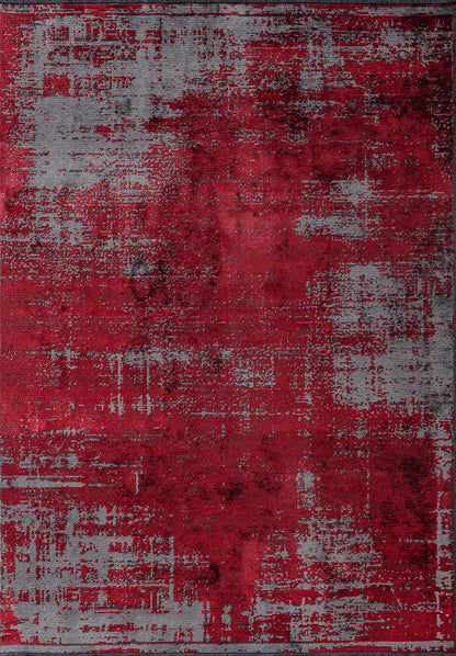 Surface Grey - Red Rug