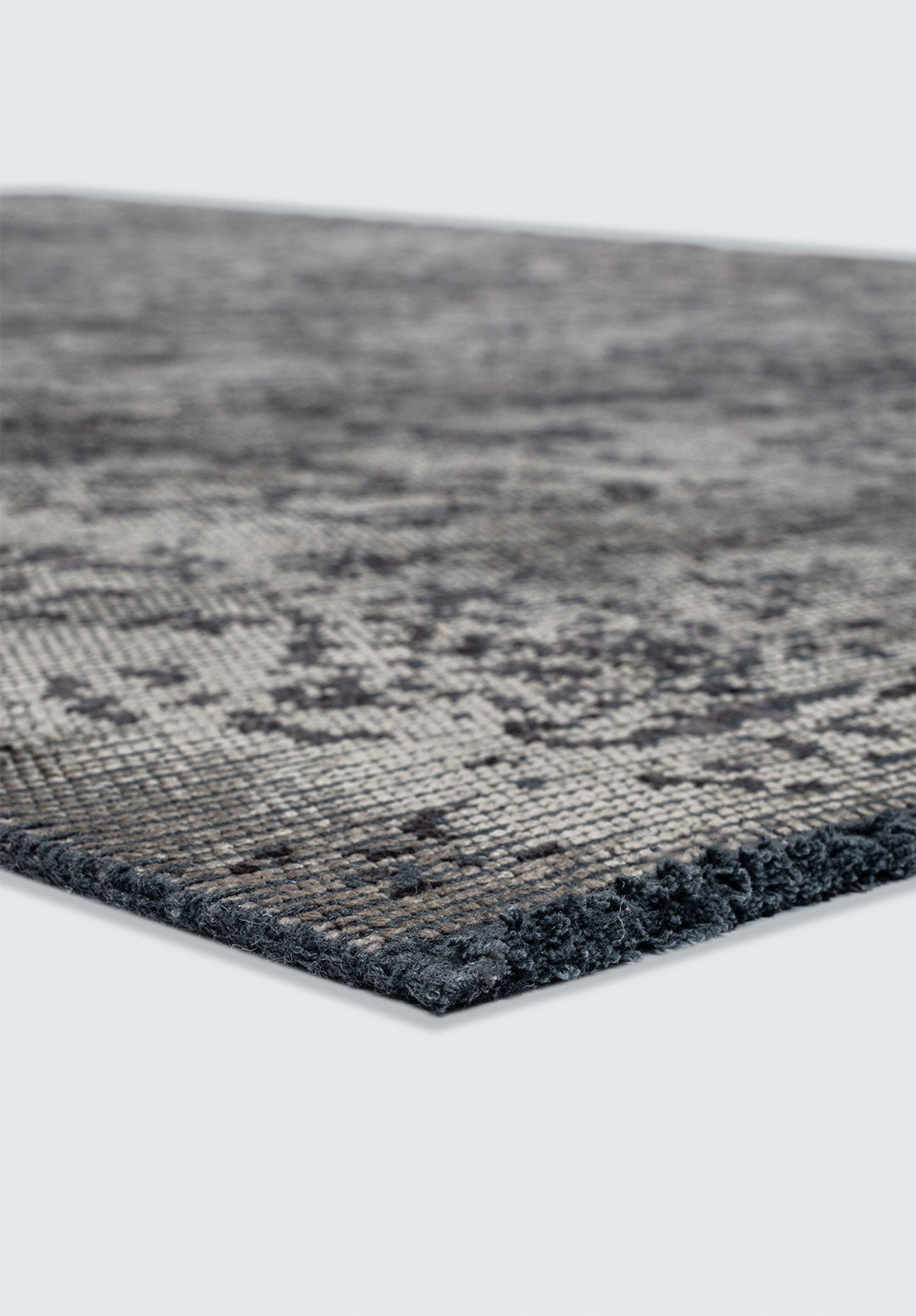 Classy Charcoal - Beige Rug