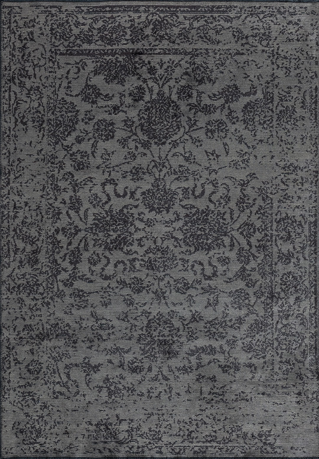Classy Charcoal - Beige Rug