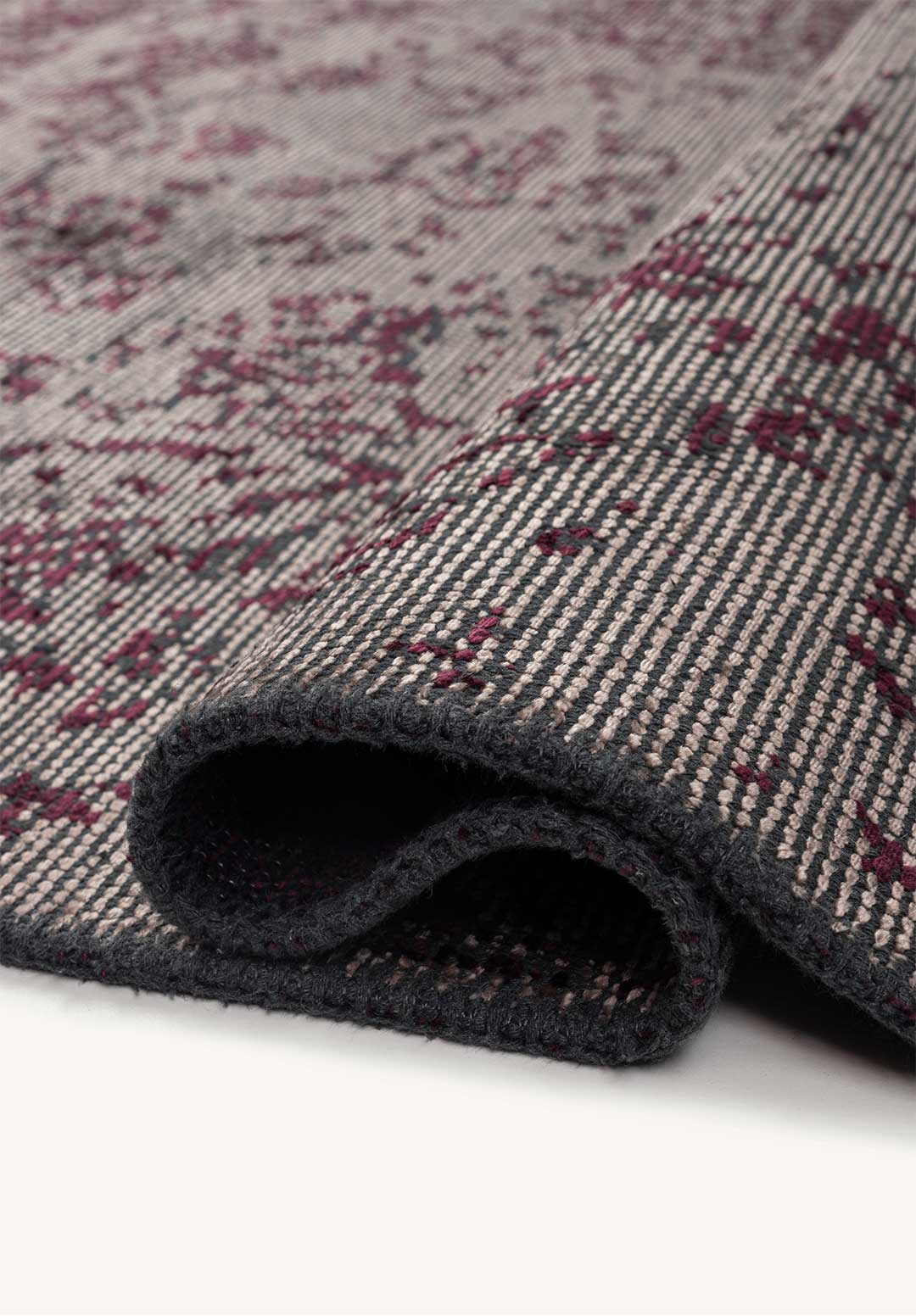 Classy Dark Damson - Copper Rug