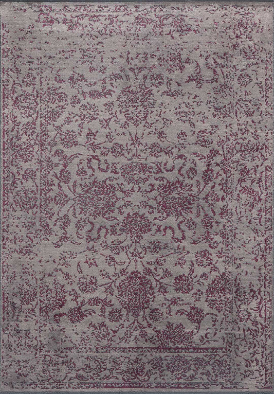 Classy Dark Damson - Copper Rug