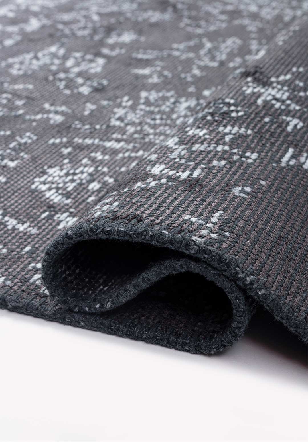 Classy Ice Blue - Charcoal Rug