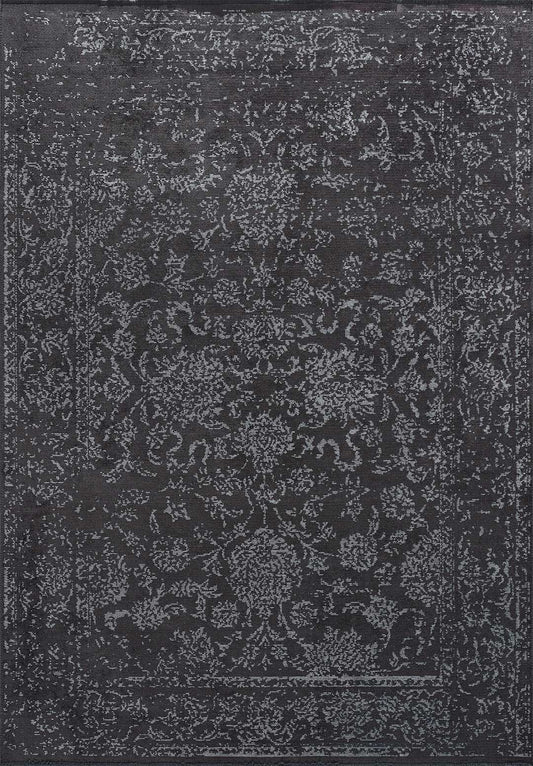 Classy Ice Blue - Charcoal Rug