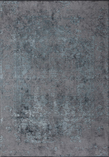 Antique Blue - Grey Rug