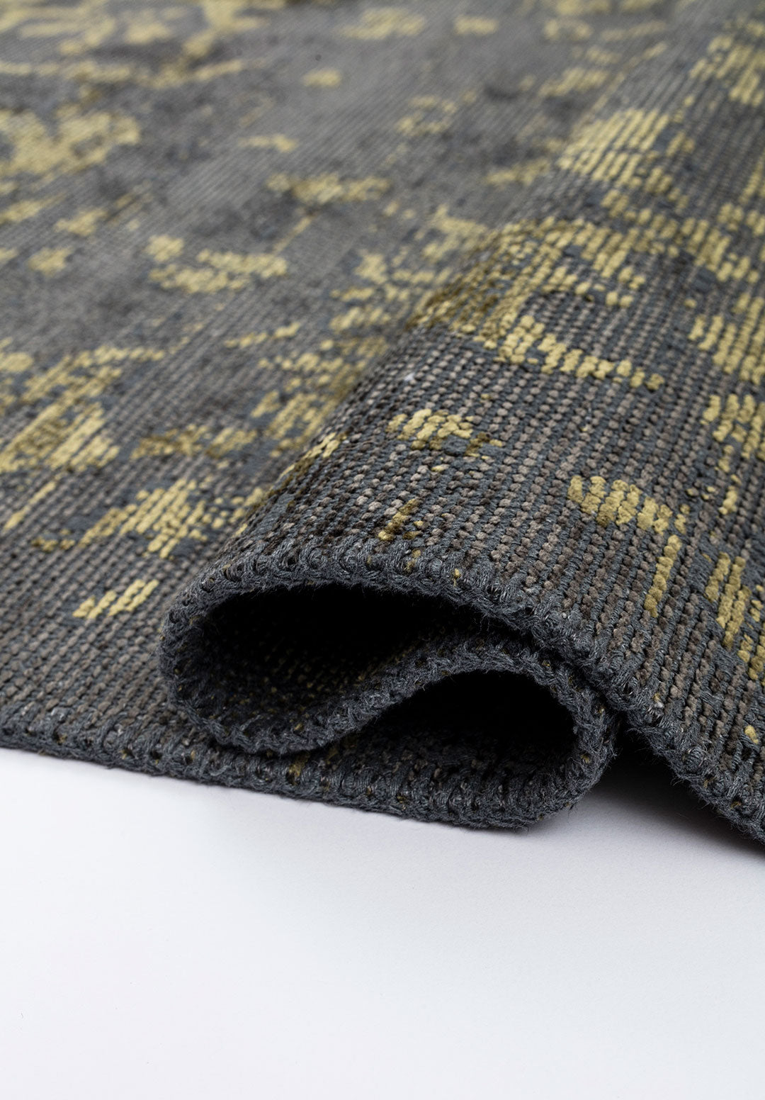 Flora Green - Anthracite Rug
