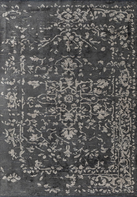 Flora Beige - Anthracite Rug