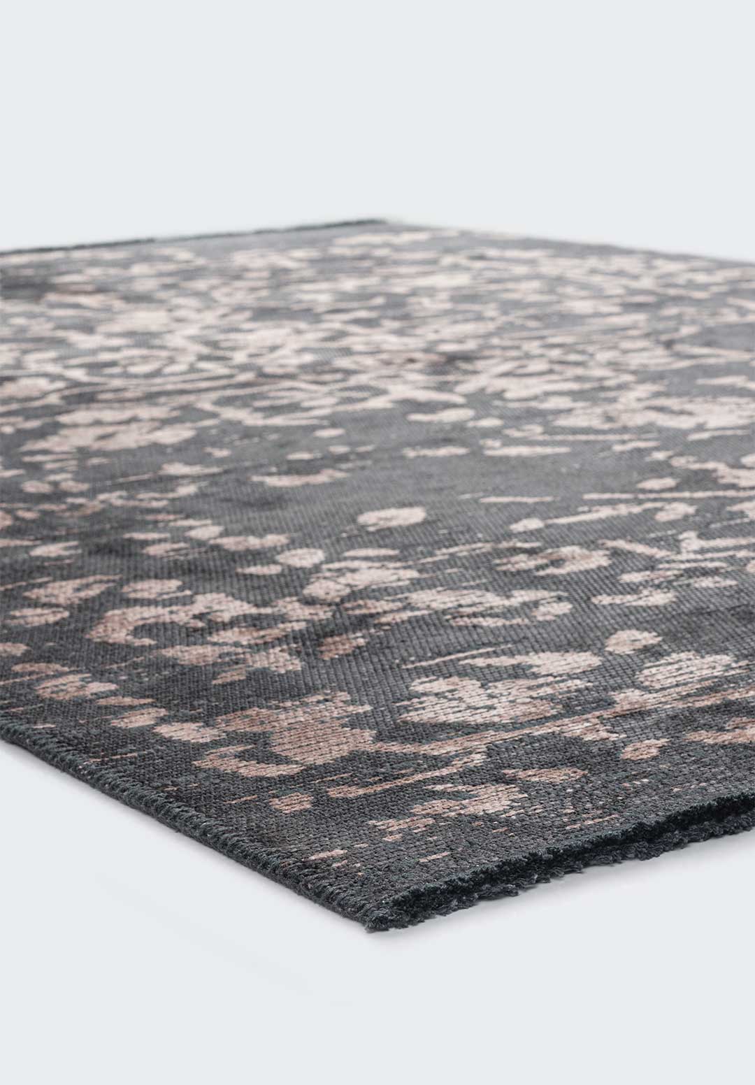 Flora Copper - Charcoal Rug