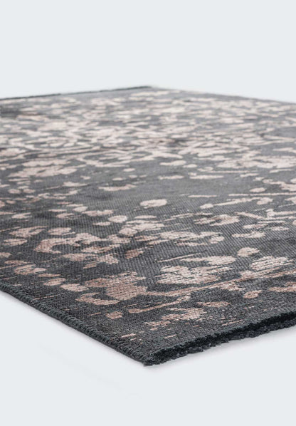 Flora Copper - Charcoal Rug