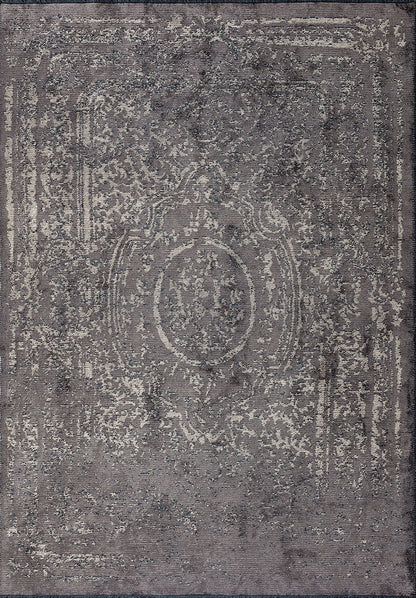 Babylon Dark Grey - Beige Rug