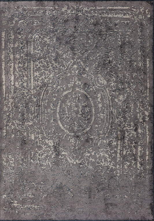 Babylon Dark Grey - Beige Rug
