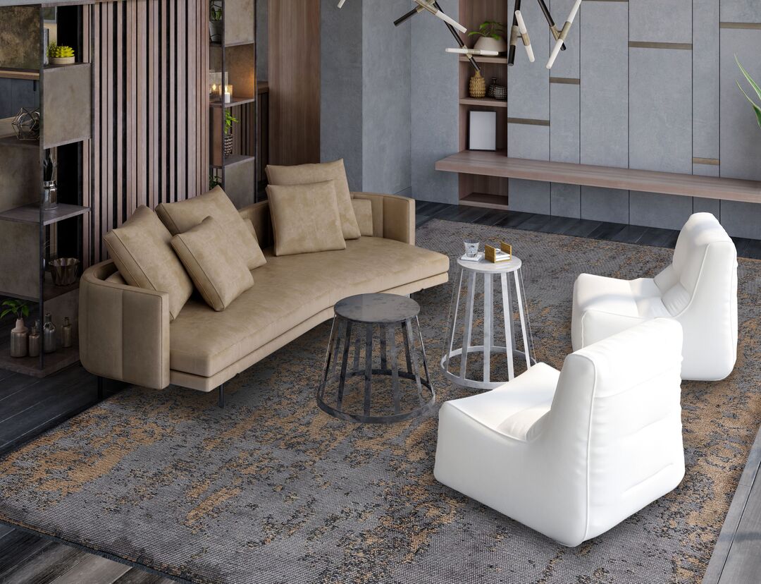 Caesar Grey - Light Brown Rug