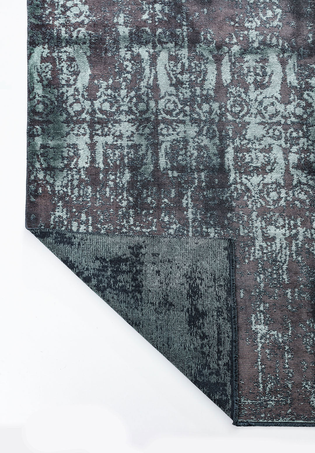 Caesar Dark Mink - River Green Rug