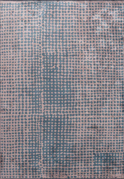 Dots Copper - Petrol Rug