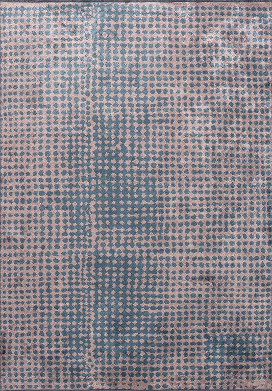 Dots Copper - Petrol Rug