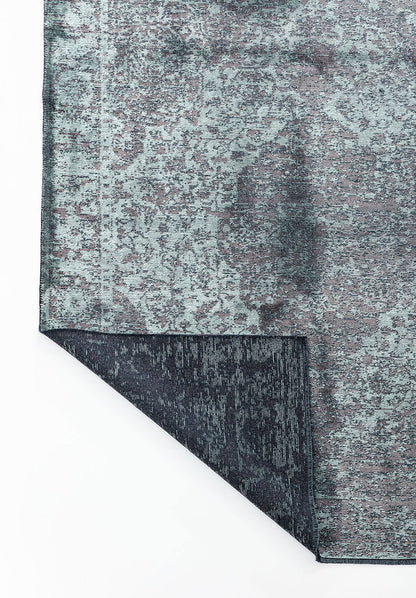 Glory Dark Grey - River Green Rug