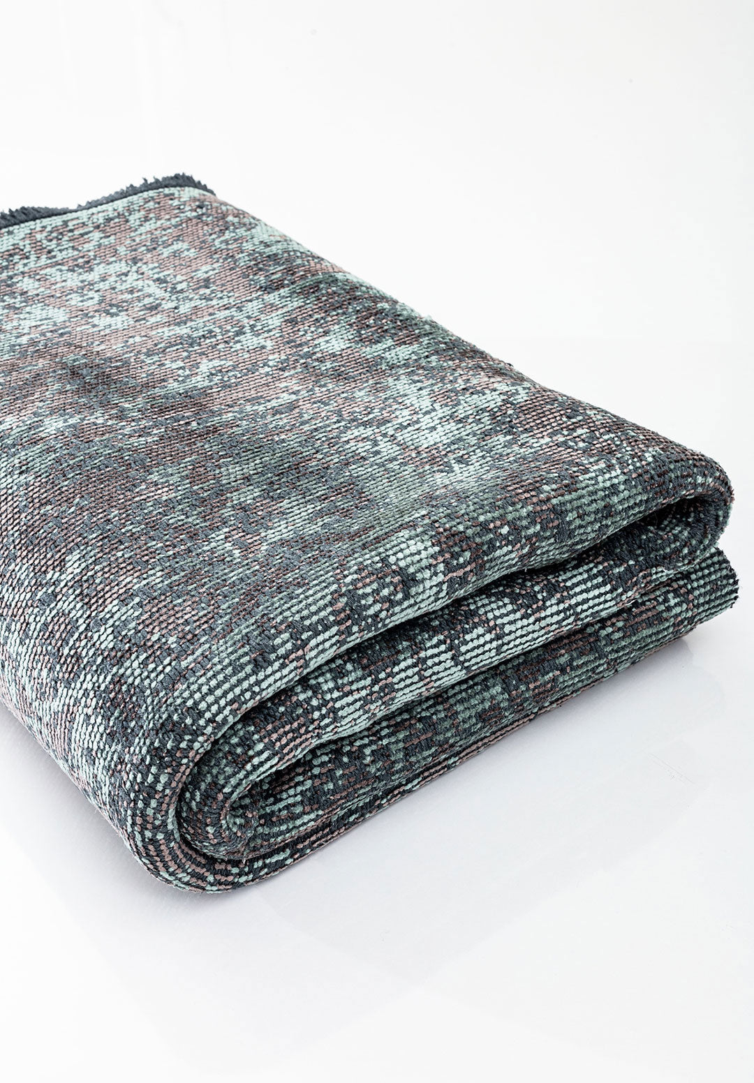 Glory Dark Grey - River Green Rug