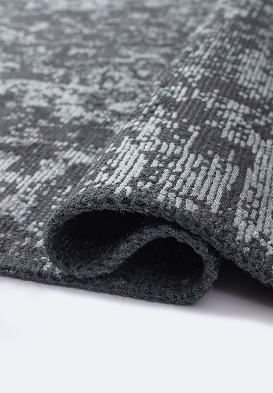 Glory Ice Blue - Charcoal Rug
