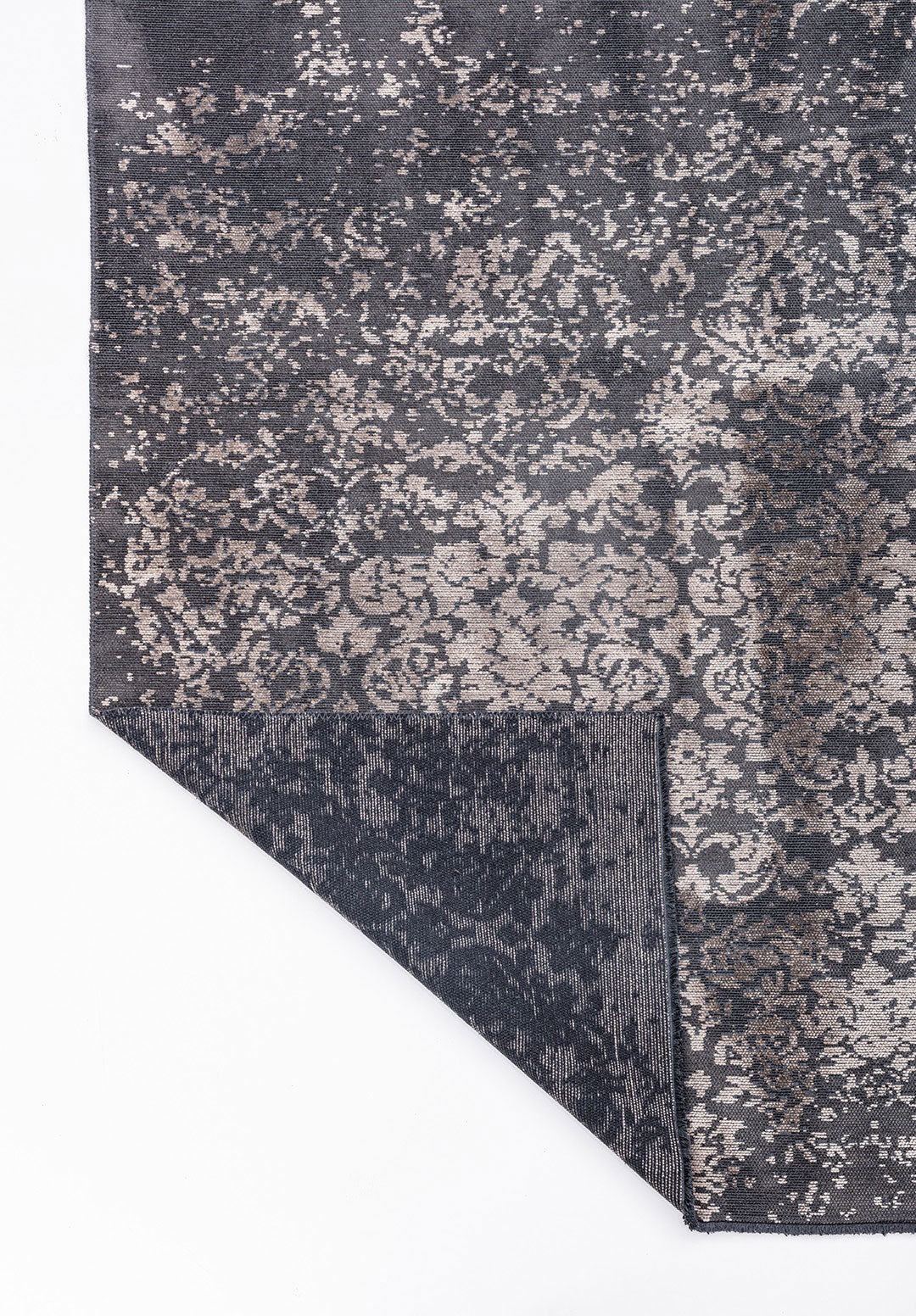 Damasko Anthracite - Beige Rug