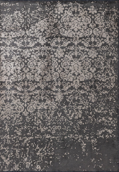 Damasko Anthracite - Beige Rug