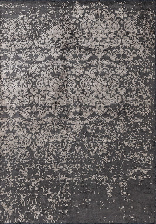 Damasko Anthracite - Beige Rug