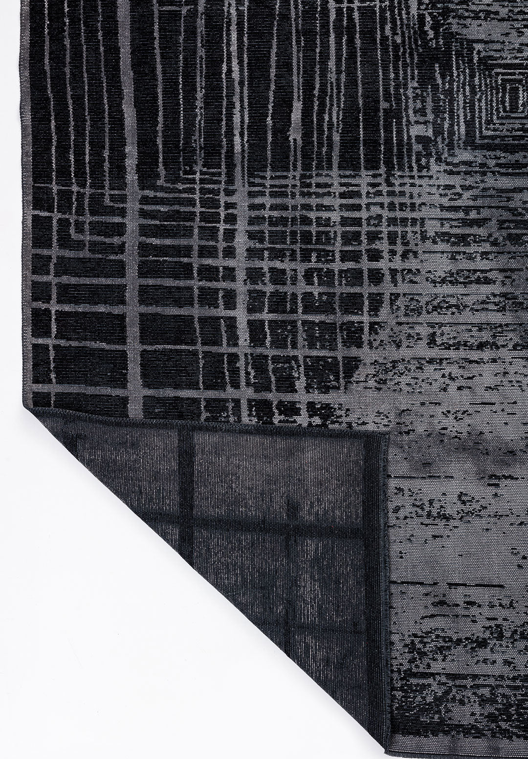 Bari Black - Grey Rug