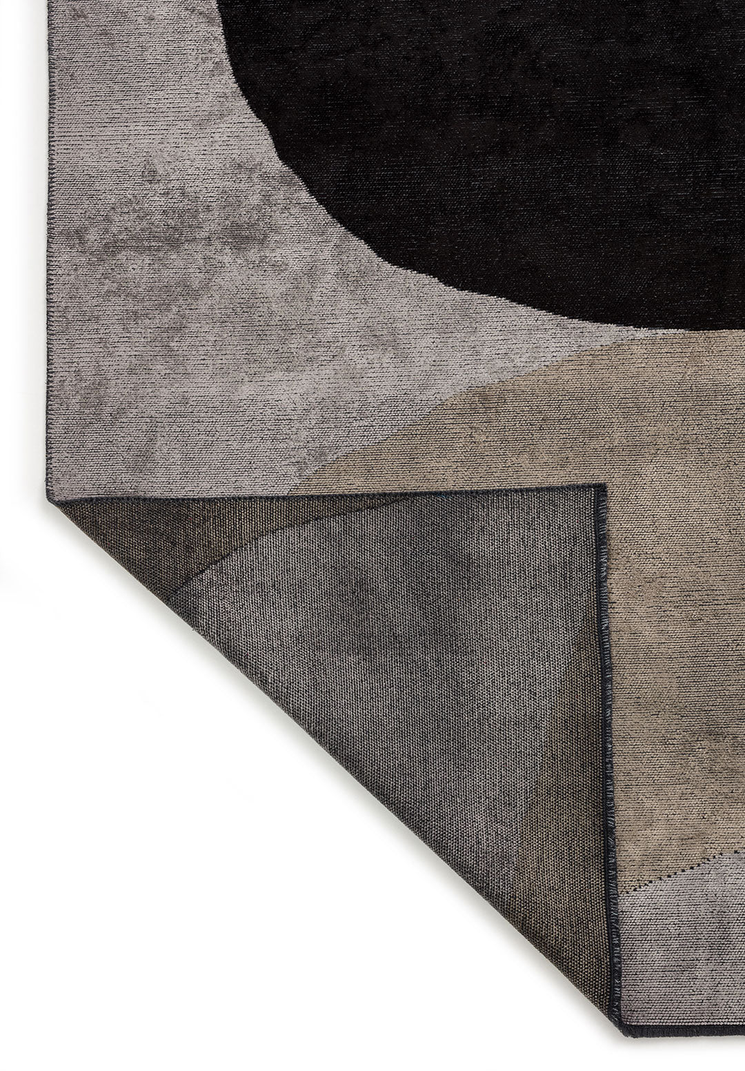 Meteor Black - Light Grey Rug