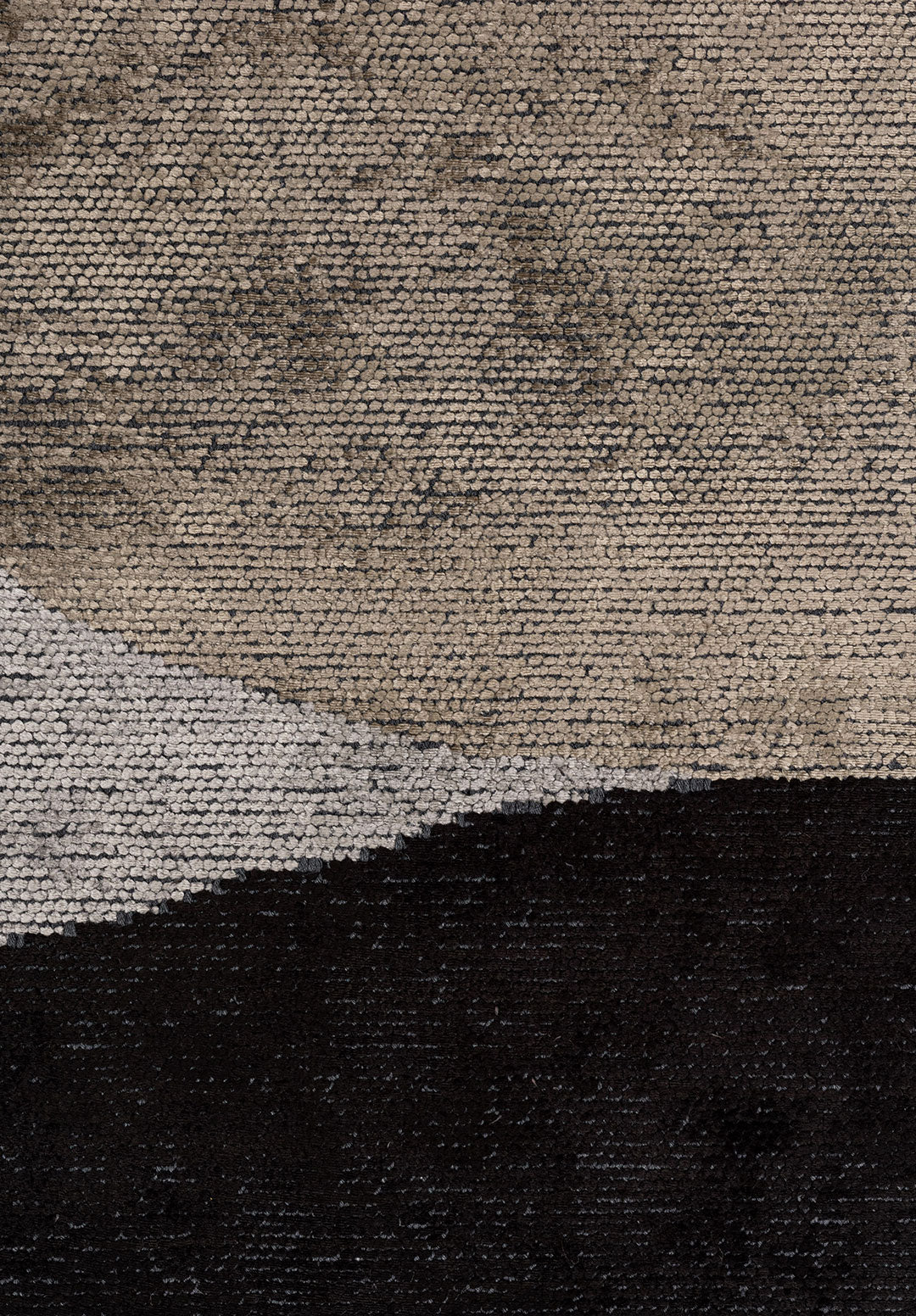 Meteor Black - Light Grey Rug