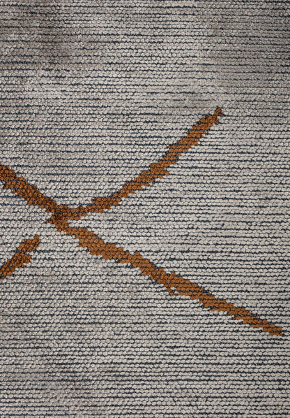 Wave Cacao - Cream Rug