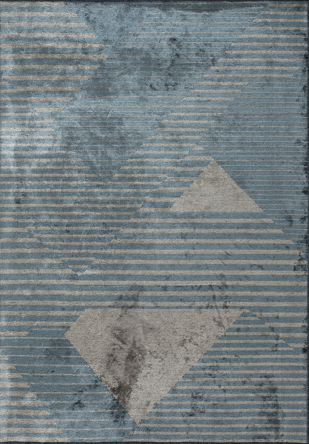 Lines Blue - Beige Rug