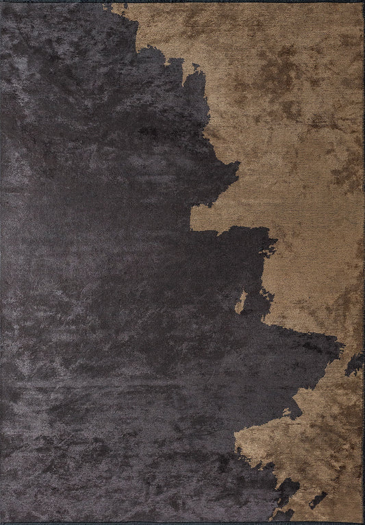 Coast Charcoal - Mink Rug