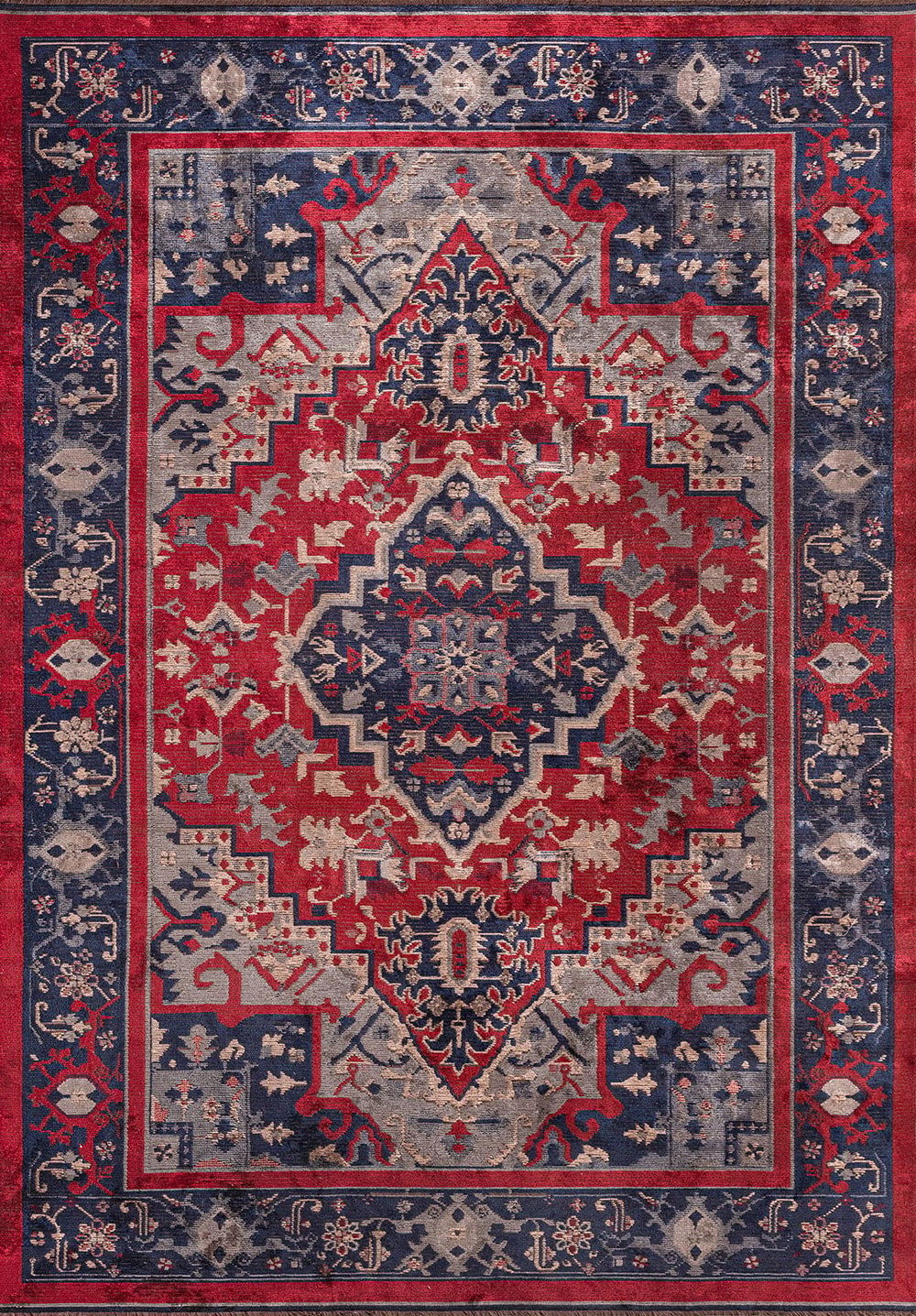 Valenza Navy - Crimson Rug
