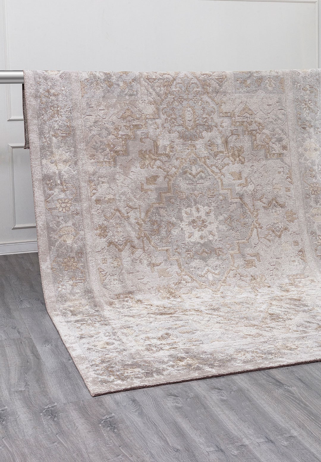 Valenza Light cream - Light grey Rug